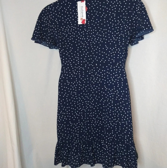 Relipop Blue and White Spackle Dress NWT 😍 - Picture 10 of 11